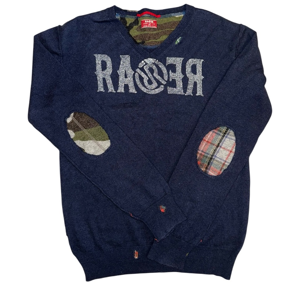 RARE Junior Collection Lambswool High Street V-Neck Sweater